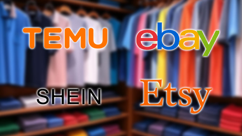 Shein、Temu、Etsy、eBay